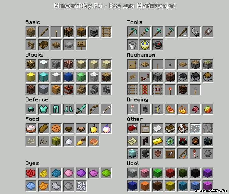 Моды для Minecraft 1.7.5