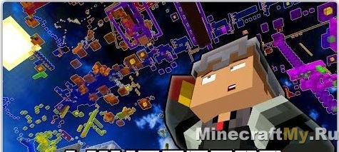 Непростая паркур карта на майнкрафт