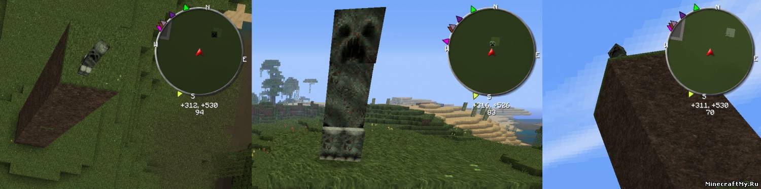 Minimap\Миникарта Mod для Minecraft 1.4.5 (Новая версия)