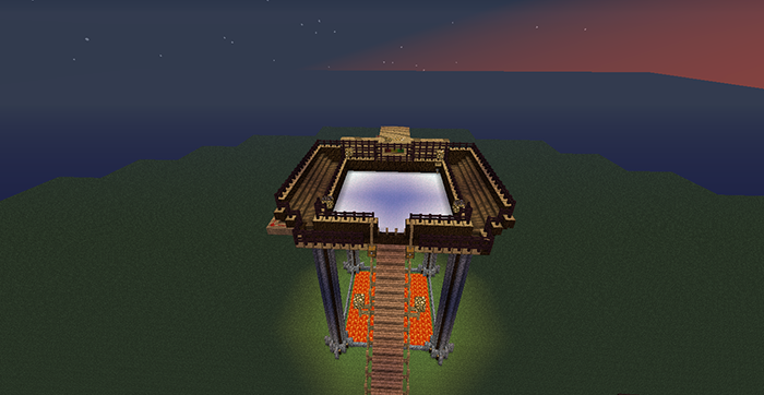 Сплиф (Spleef) арена карта для Minecraft