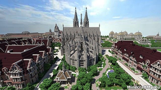 Карта "Кельнский собор" для Майнкрафт скачать