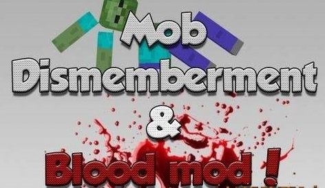 Мод Mob Dismemberment для Minecraft 1.5.2