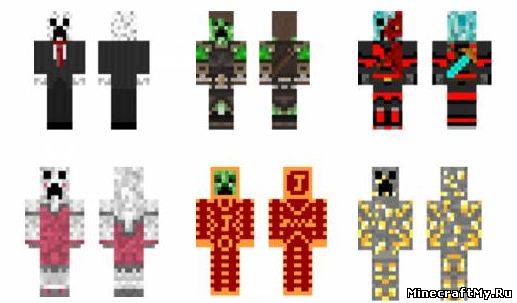 Скины на тему "Криперы" для Minecraft