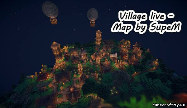 Карта Village Live для Minecraft 1.6.2