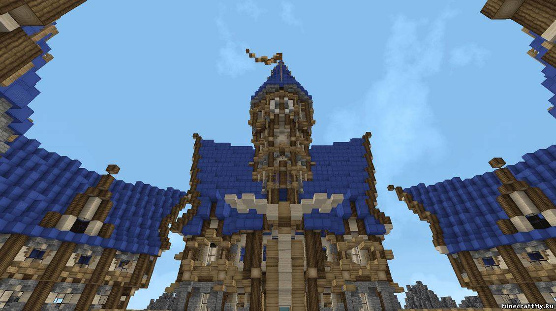 Карта "Небольшой город" для Minecraft