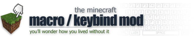 Мод Macro/Keybind для Minecraft 1.6.4